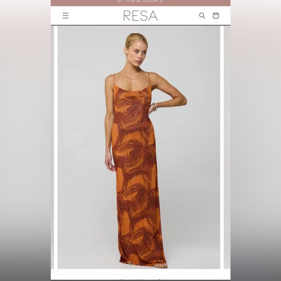 Resa Margot Mesh Maxi (NWOT) - Picture 1 of 6